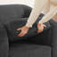Fauteuil demi-tonneau en polyester 36,6 po Mykel-1837982074