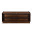 Table basse rectangulaire de style rétro de 47,2 po avec 4 tiroirs, 2 tablettes, des détails rainurés et une configuration polyvalente pour la salle à manger-371004453