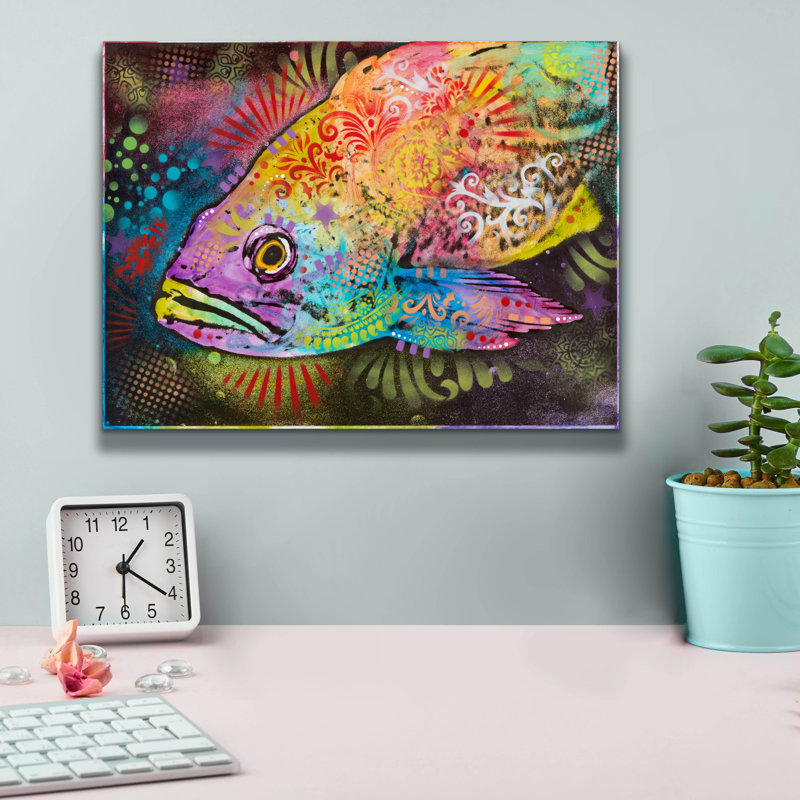 " Glub " by Dean Russo, 12" H x 16" W x 0.75" D