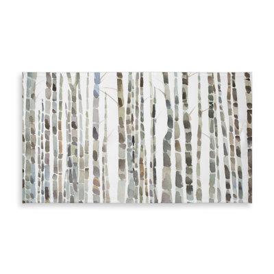 Birch Trees Forest Tablecloth | Minimalist Home Decor