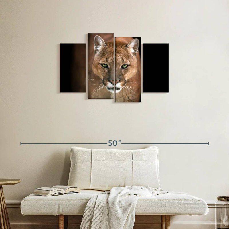 Puma féroce Brampt, H 22 po x l 36 po