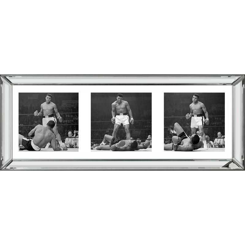 Muhammed Ali Triple - Print on Wood