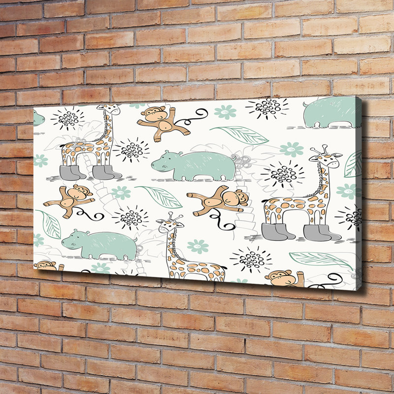 Animals - Wrapped Canvas Print