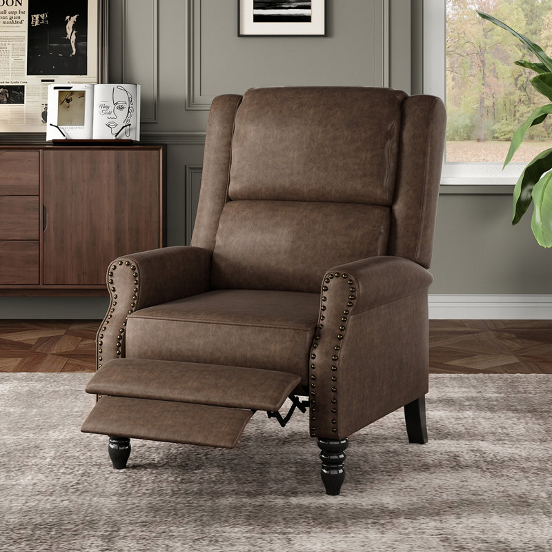 Fauteuil inclinable en similicuir pour salon RV