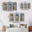 "Morroco Palace Golden Doors", 3 pièces sur toile-746567735-746567728