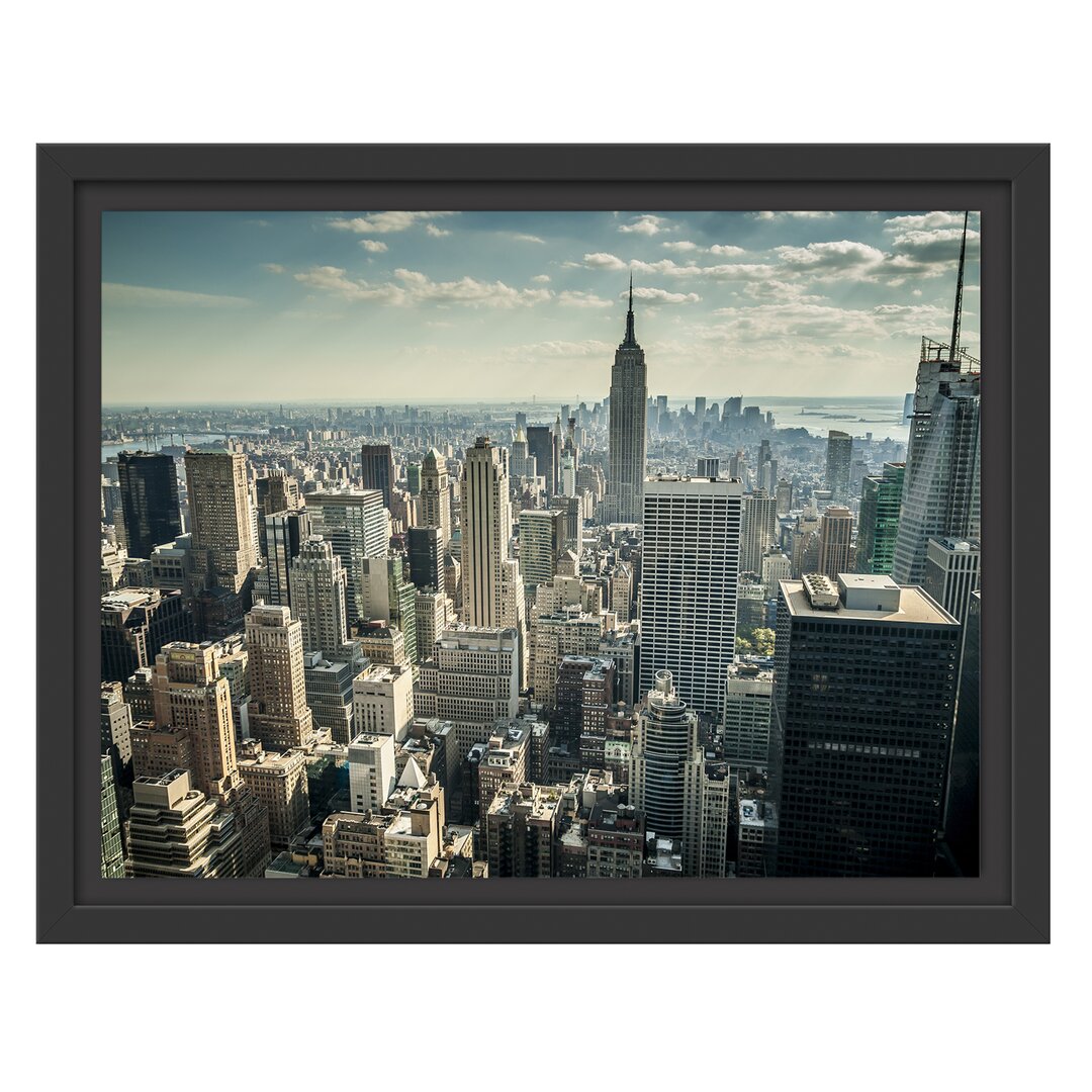 Gerahmtes Wandbild New York bei Tag