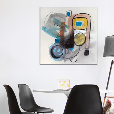 Modernist Study XVII by Pamela Staker - Painting on Canvas