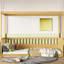 Elegant Twin Floor Bed For - Low To Ground Design Easy Access ' With Guardrails Peace Of Mind Parents