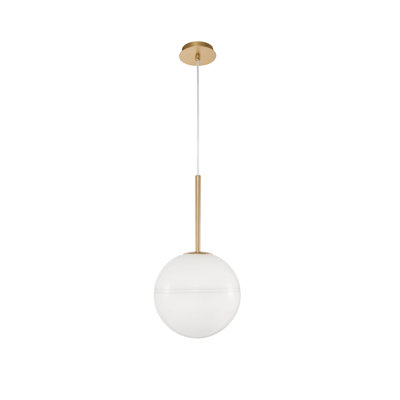 1 - Light Gold Single Pendant