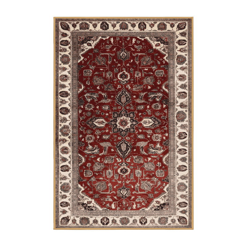 Tapis brun lavable à la machine, Tapis de couloir 2 pi x 4 pi