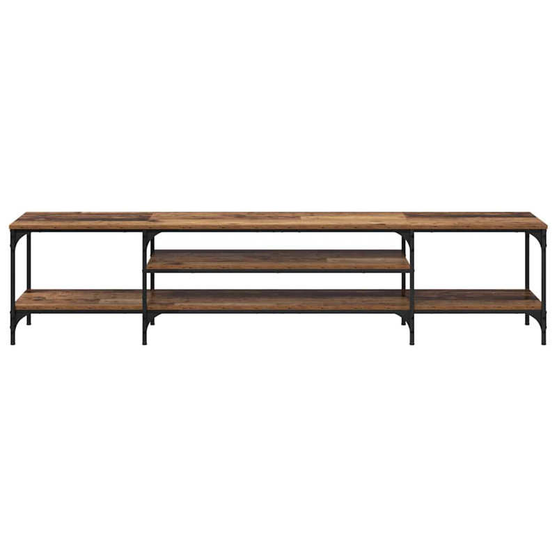 TV Stand for TVs up to 88", Old Wood