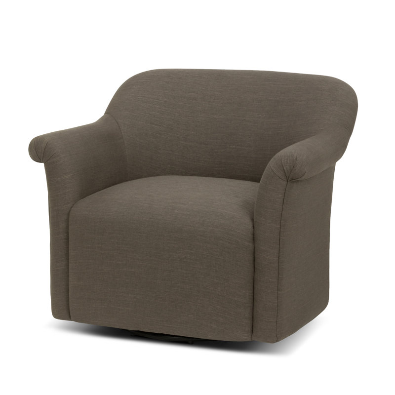 Bella Swivel Chair, Putty, Mocha