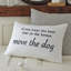 Move the Dog Linen Lumbar Pillow