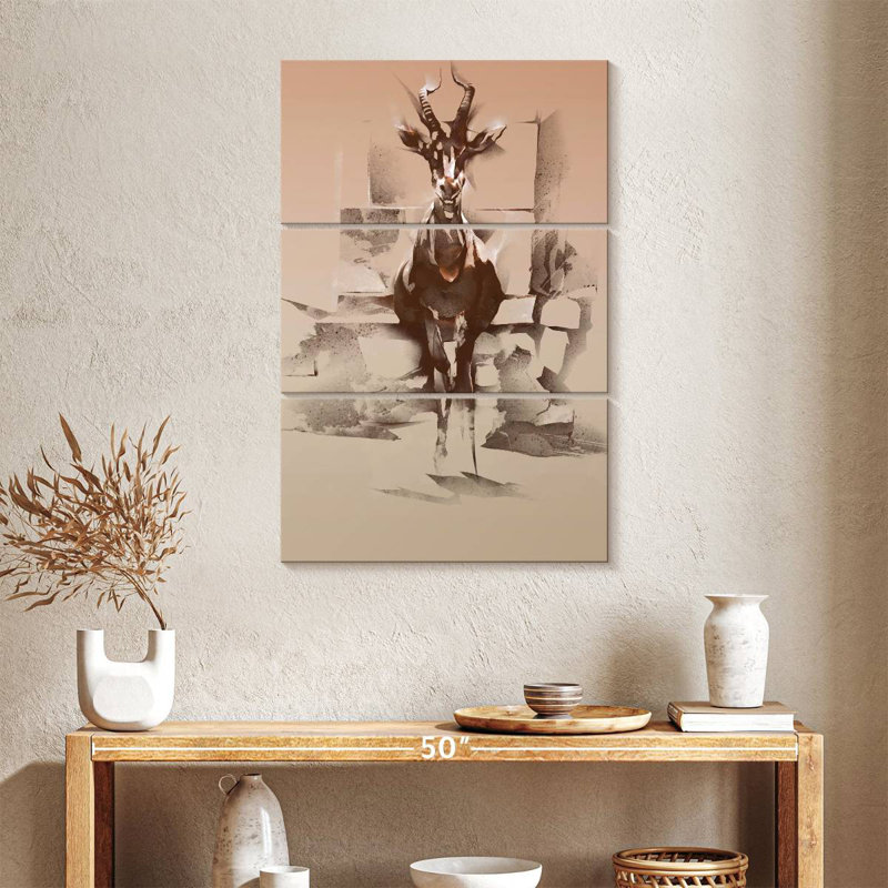 Brampt Antelope Abstract, 38" H x 24" W
