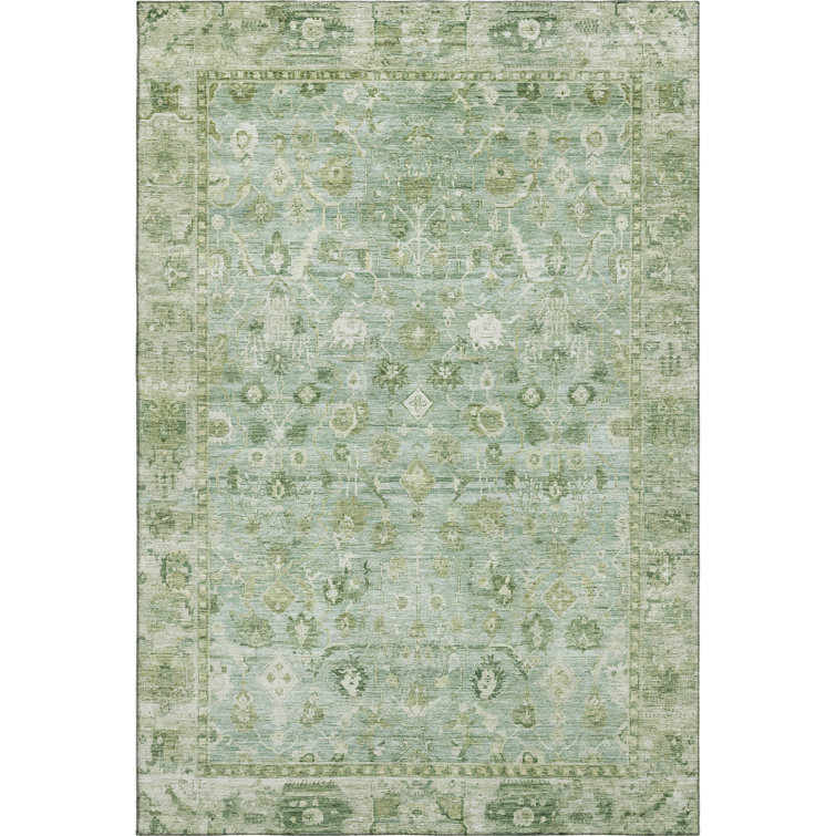 Premium Machine Washable Maag AMF1772 Global Rug