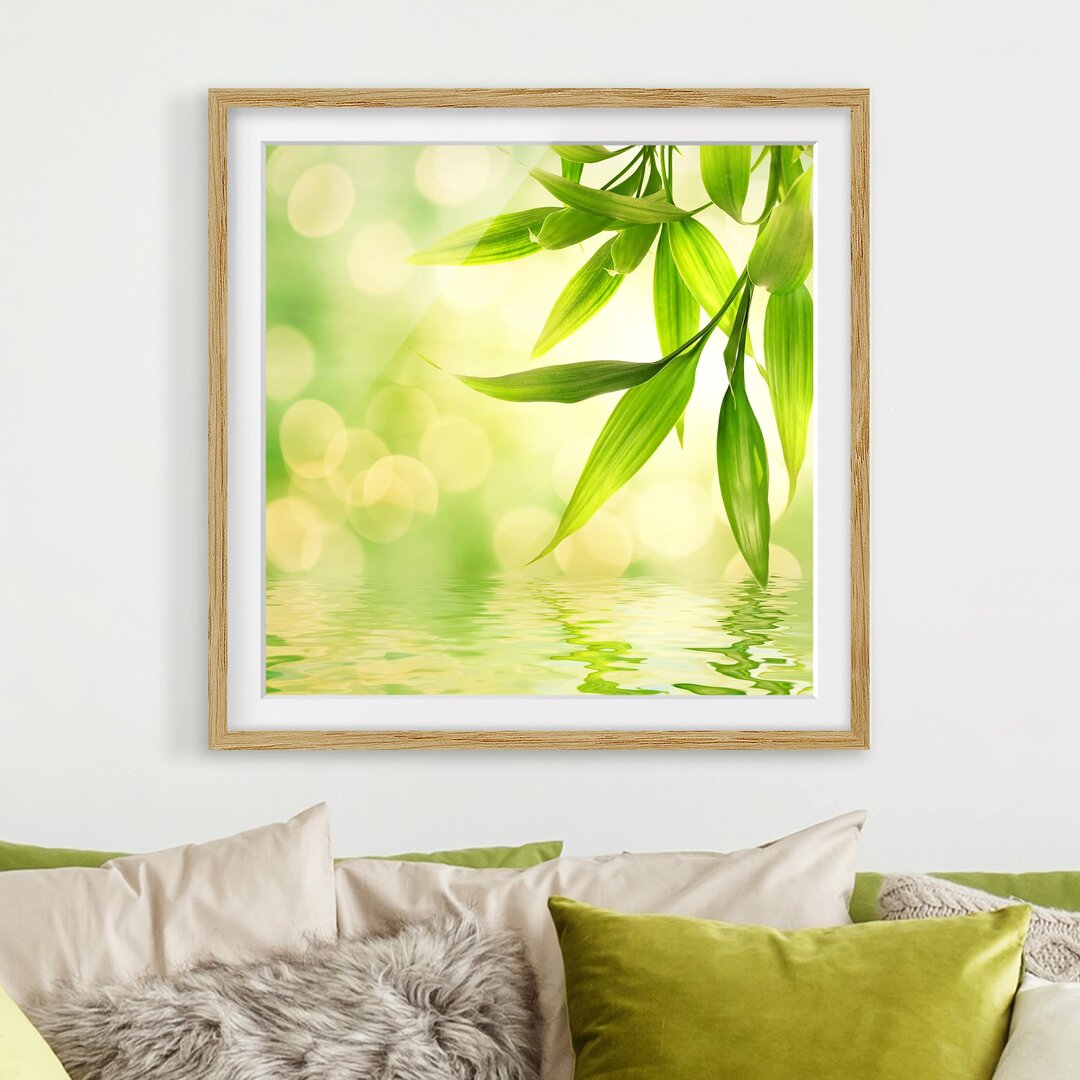 Gerahmtes Poster Green Ambience I