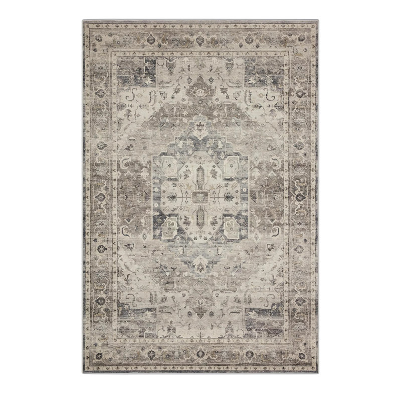 Abstract Indoor Rug, Rectangle 3' x 4'6"