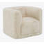 Chaise d'appoint moderne pour le salon