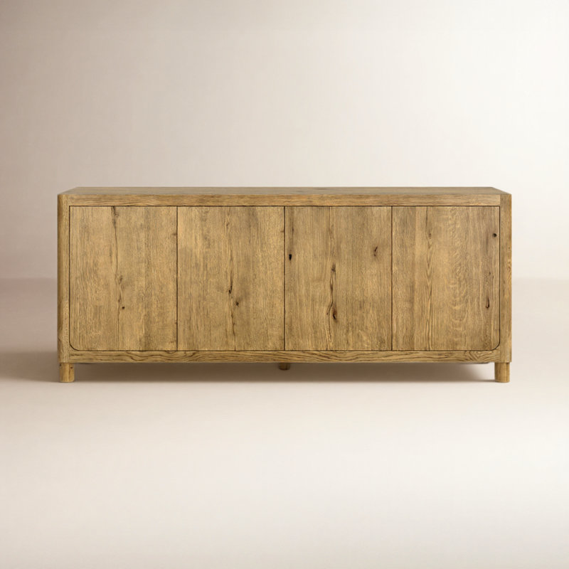 Buffet de 80 po de largeur Lowell, Brun pâle