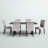 Julian 6 - Person Trestle Dining Set-1429090230