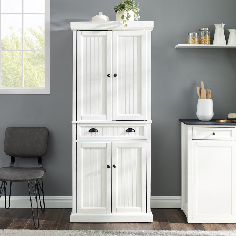 Seaside 72'' Kitchen Pantry, White