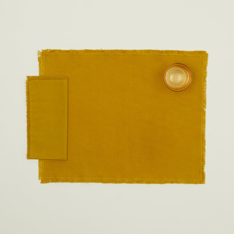 Essential Dinner Napkin - Set Of 4, Mustard