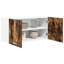Vidaxl Hanging Cabinet With Storage Riga Artisan Oak 80 X 31 X 40 Cm-121218053-121218059