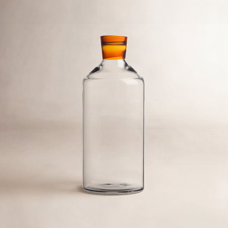 Carafe en verre borosilicaté Tara, Ambre