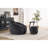 Soft Chenille Bean Bag Lazy - Foam, 44.56In Depth, 42.57In Width, 27.86In Height, Adds Comfort To Any Space Bed For Teens Foam Filled, Stain , Style-1782606433
