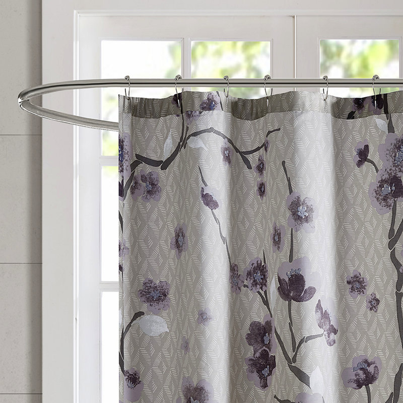 Rideau de douche en coton