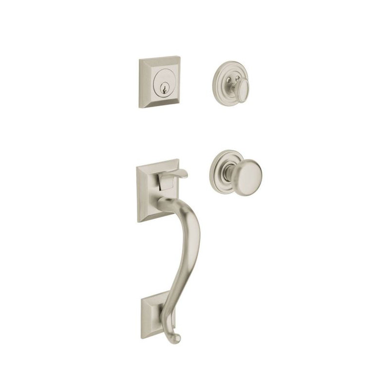 Madison Sectional Trim with 5015 Classic Knob, Satin Nickel, Small