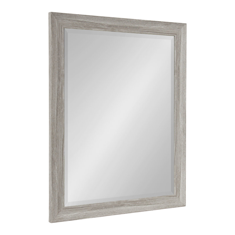 Dalphia Beveled Rectangle Bathroom Mirror, 27.5" x 21.5"