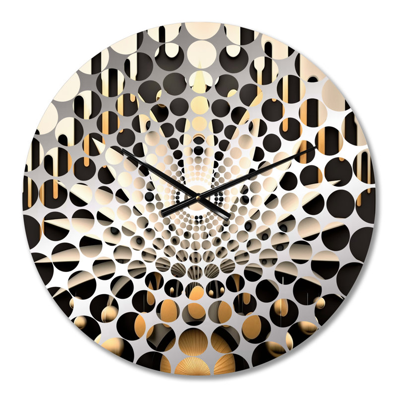 Chasville - Horloge murale géométrique abstraite, Petit
