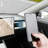 Magnetic Floating Dashboard Holder, Retractable Adhesive Display Stand