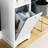 Bathroom Storage With 4 Adjustable Shelves & Laundry Hamper - For Home Cabinet Small Spaces Hidden-1733239289