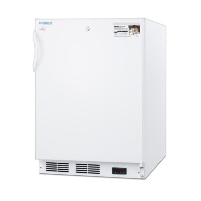 3.5 Cubic Feet Undercounter Upright Freezer with Adjustable Temperature Controls