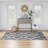 Heron Bodrum Tribal Kilim Denim Area Rug-50859367-124080175