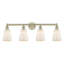 Éclairage pour meuble-lavabo de salle de bain 31,75 pouces 4 lumières Mccarver-1891674062-1899923598