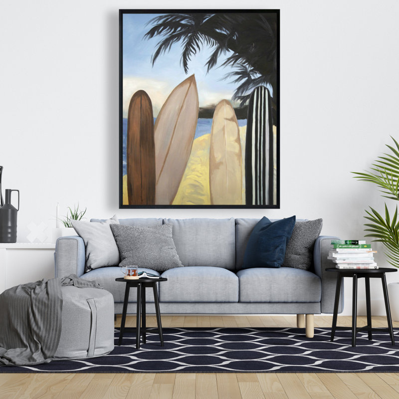 Surfboards Print On Canvas
