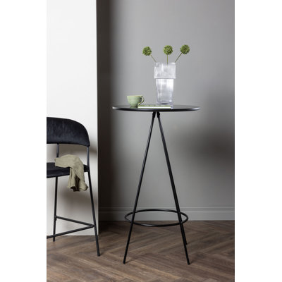 Sinclairville Round Metal Base Dining Table