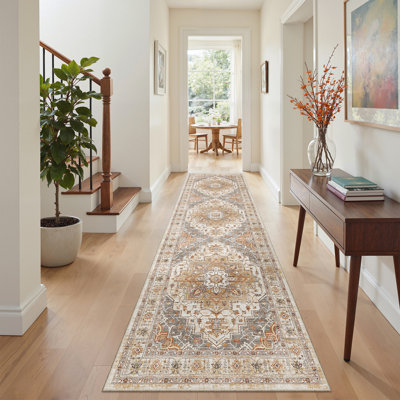 Malila Machine Washable Non-Slip Area Rug 