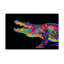 « alligator on black », reproduction d’impression sur toile tendue-31881621