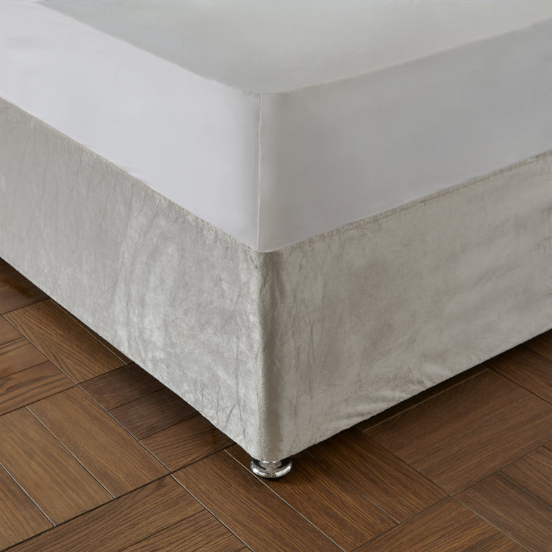 Kingsley Matt Elasticated Divan Base Wrap, Cream, UK Double - DE 135 x 190 cm