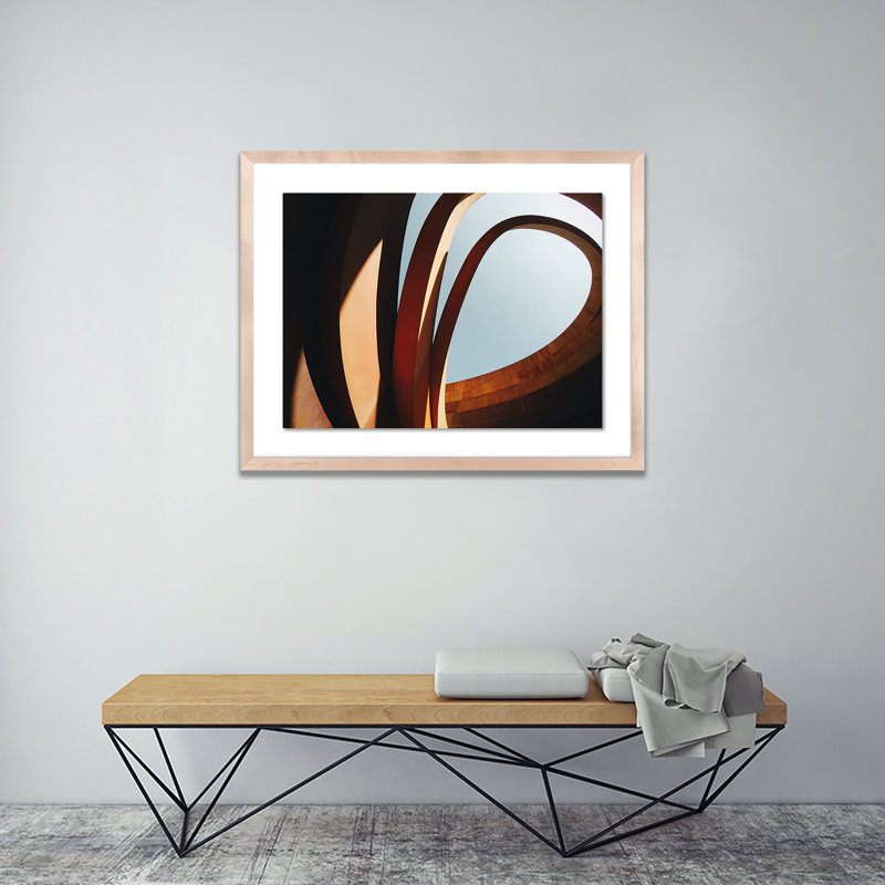 Twist II Print by Vitaliy Paykov, Natural, 32" H x 40" W x 2.5" D