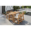 Ensemble de bar de patio rustique 5 pièces-1050344302