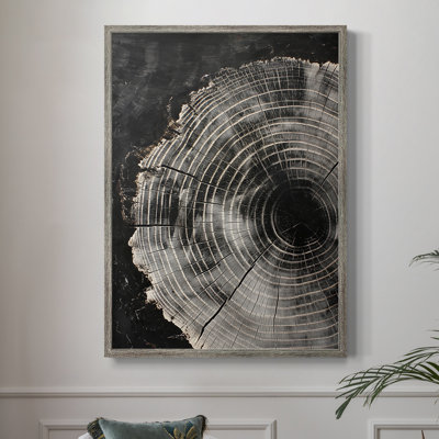 Série ABSTRACT CCXLVI, reproduction encadrée - bois massif
