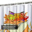 Rideau de douche avec 12 crochets Fox-630200021