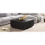 Table basse carrée de 34,18 po, quatre tiroirs, noir, finition en bois classique, espaces transitionnels, fonctionnels, petits espaces 34,18 po - couleur noire, télécommande et élégant-972261680