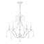 Lustre classique à 5 lumières de style bougie avec détails en cristal Maines-521620691