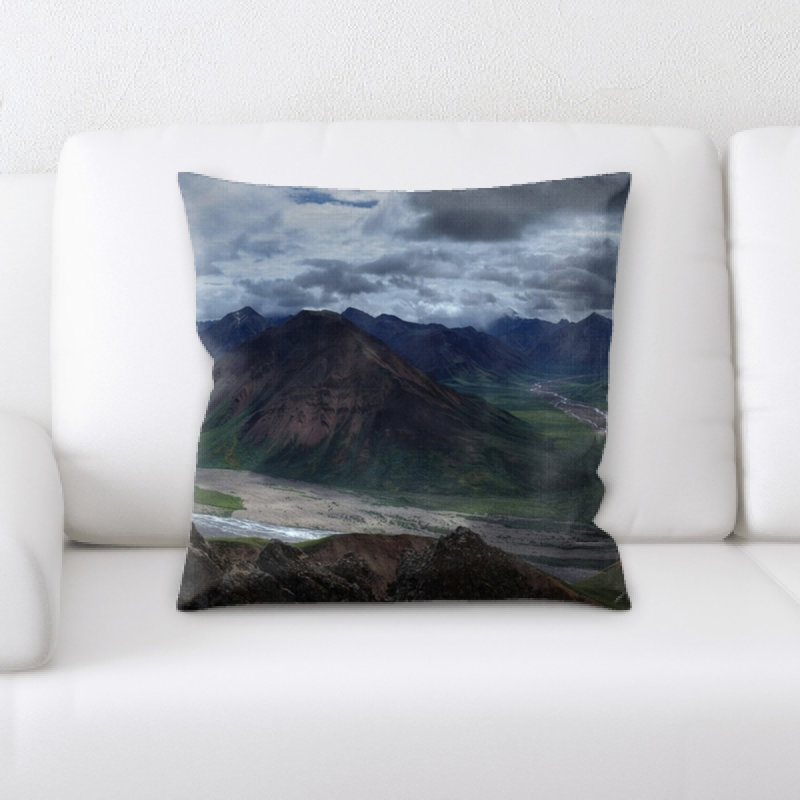 Microsuede Throw Pillow